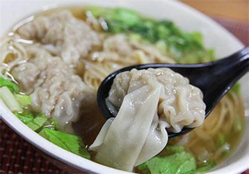 于记纱布袋馄饨