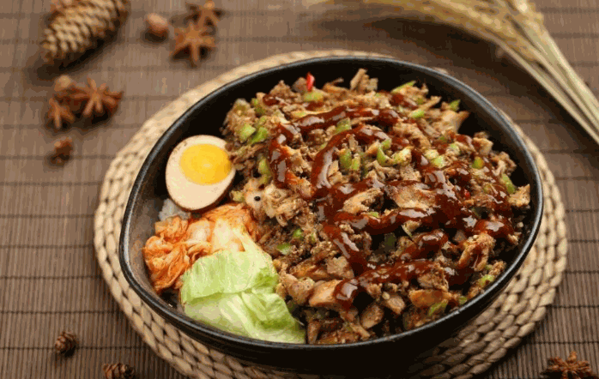 胖姐烤肉拌饭