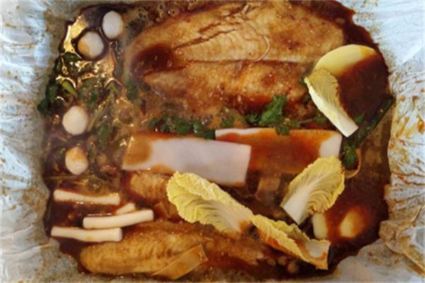 乡村纸包鱼