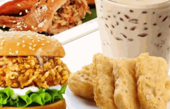 奶茶炸鸡汉堡费多少钱