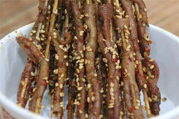 味之旗烤鸭肠