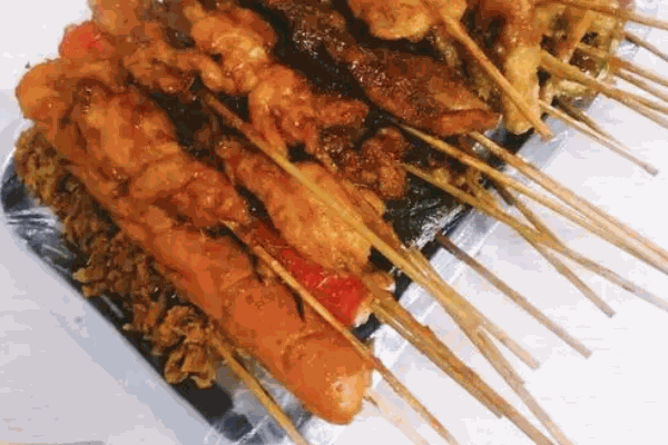 签叉乐山油炸串串