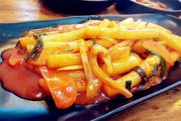 韩中缘年糕料理