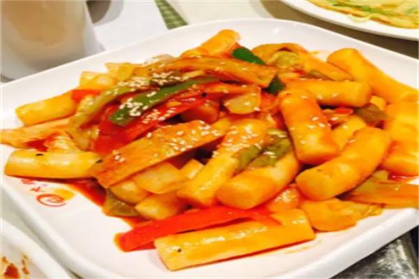 韩中缘年糕料理