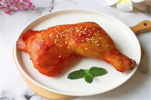 老河大西门焖烤鸡腿
