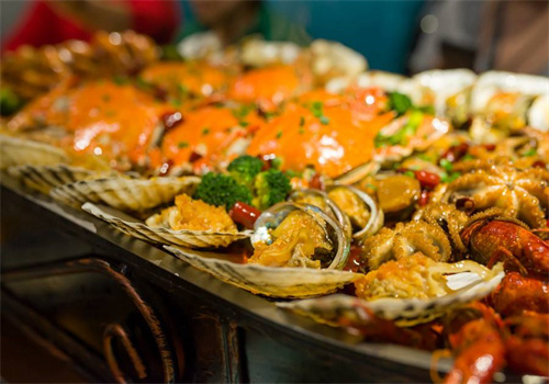红沙鱼排自助海鲜