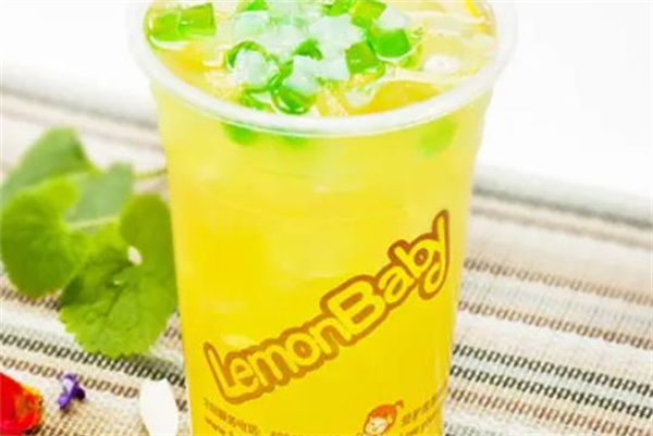 鲜茶柠檬宝贝奶茶