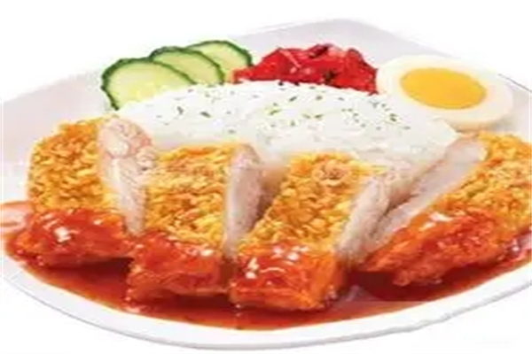 超级有力鸡排饭