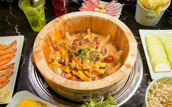 川湘捞喷泉火锅