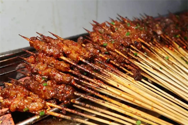 小竹签烤肉