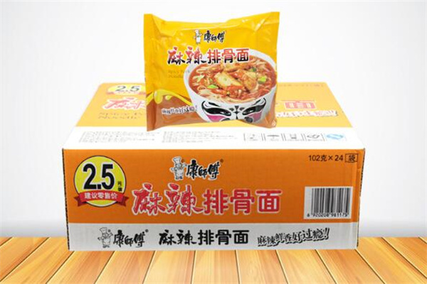 康师傅麻辣排骨面