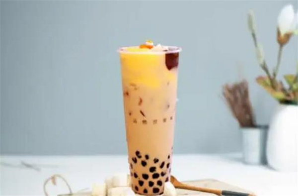 黑茶奶茶