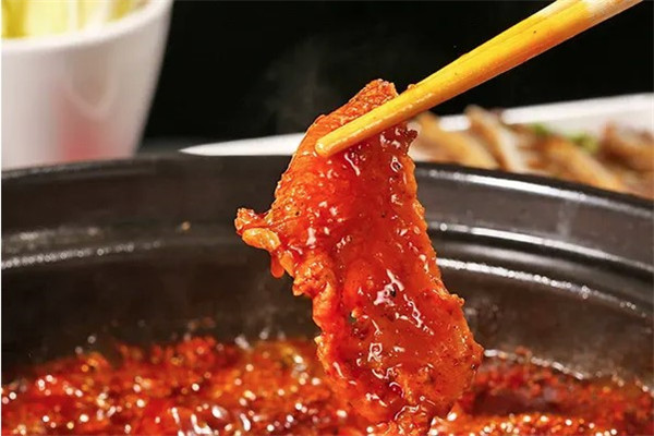 香辣红油牛肉火锅