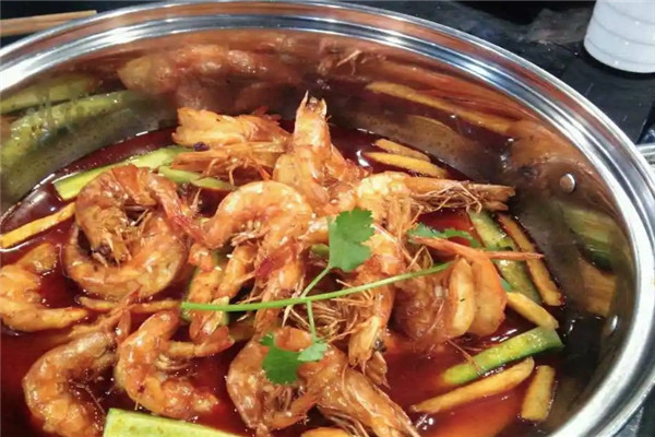 麻辣涮虾火锅