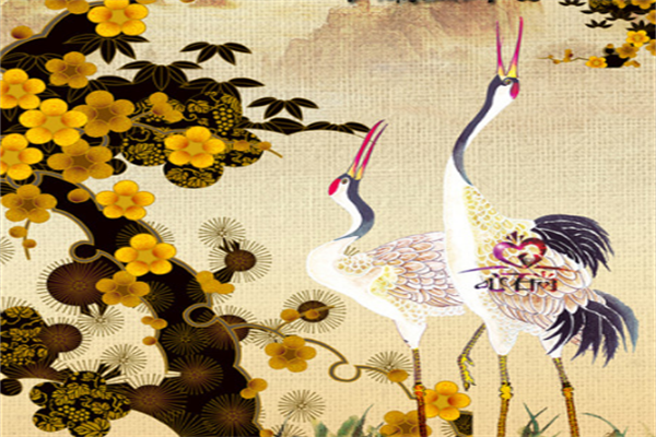 白鹤呈祥挂画加盟