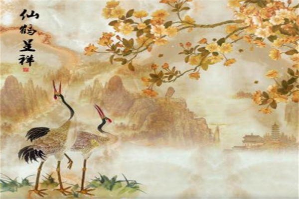 白鹤呈祥挂画加盟