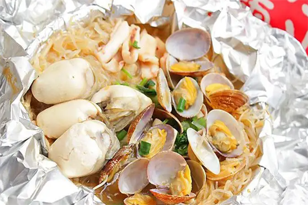 锡纸花甲时尚海鲜