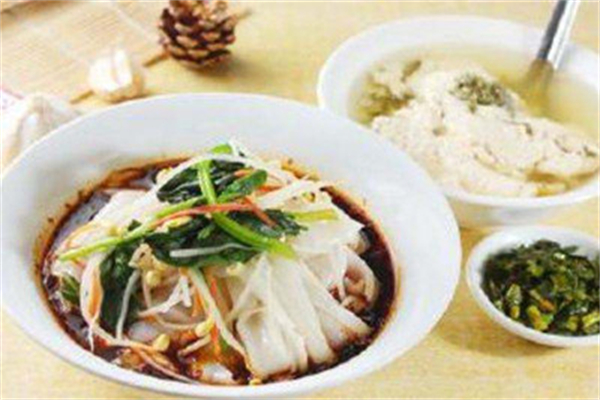 和渲得槟豆热米皮
