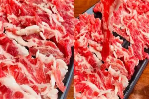 健康牛概念牛肉火锅