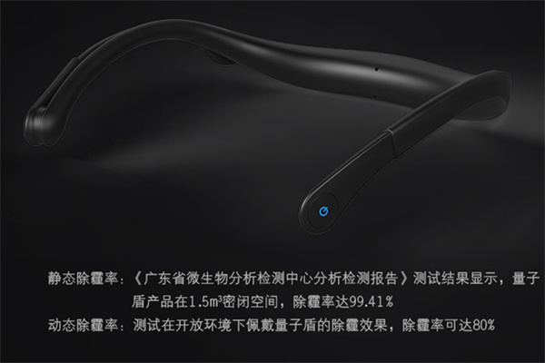量子盾HQ1-W1智能防霾轻装备