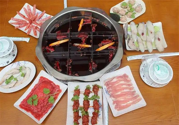 九宫格小火锅