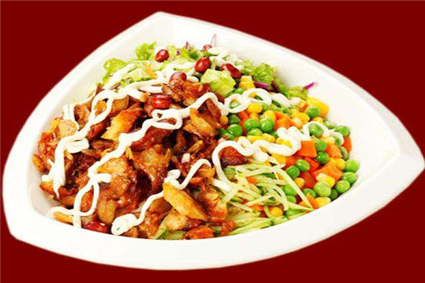 烤肉拌饭便当