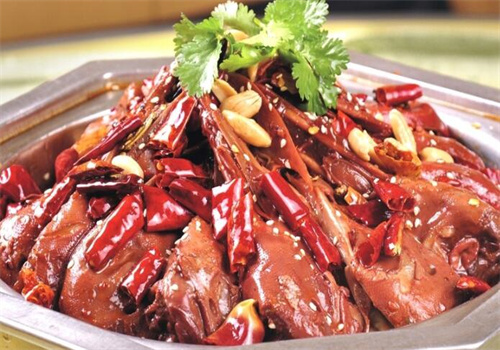 蜀渝干锅辣鸭头