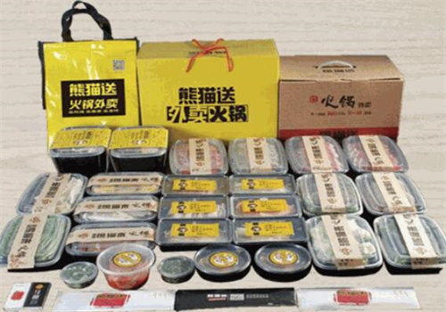 大连熊猫送外卖火锅