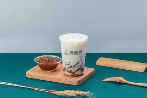 琉璃净奶茶