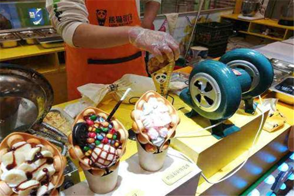 熊猫蛋仔冰淇淋加盟-加盟费-招商代理条件及电话