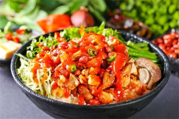 谷小番脆皮鸡饭