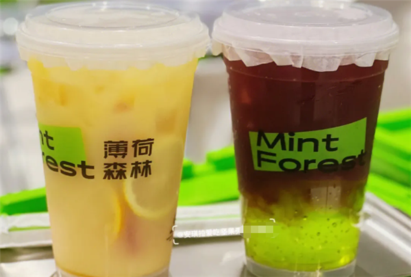 薄荷森林奶茶