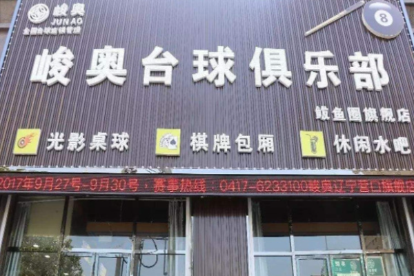 峻奥台球加盟