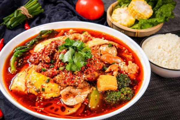 牛八秒油泼冒菜加盟