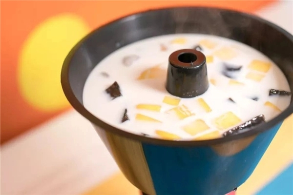 行走的奶茶火锅杯