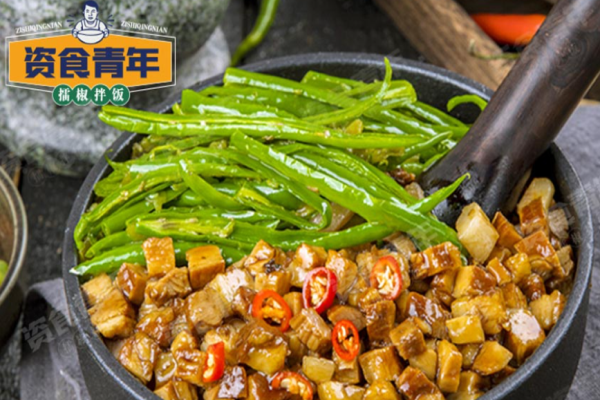 资食青年擂椒拌饭加盟