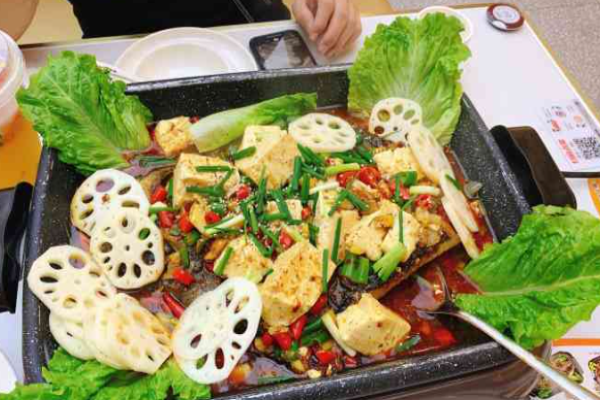 等鱼柒豆花烤鱼