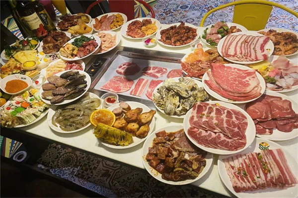 汉城自助烤肉火锅加盟