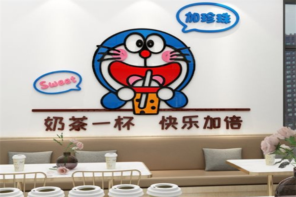 哆啦a梦奶茶店