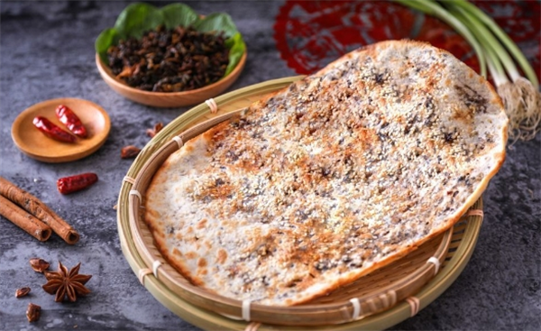 饼小举梅干菜锅盔
