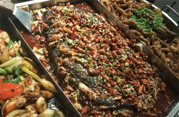 大拇哥龙虾烤鱼