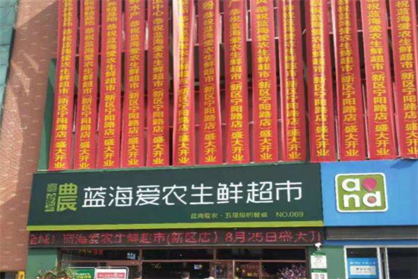 蓝海爱农生鲜超市加盟