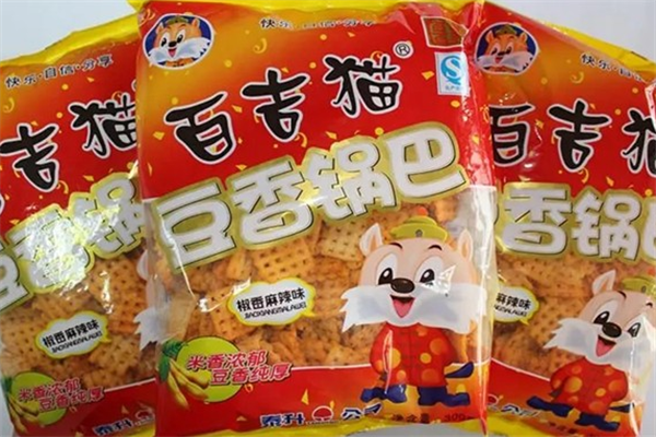 百吉猫锅巴零食加盟