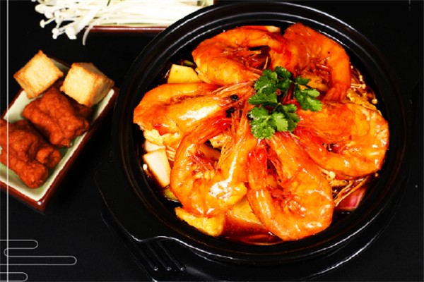 老虾公虾汁拌饭