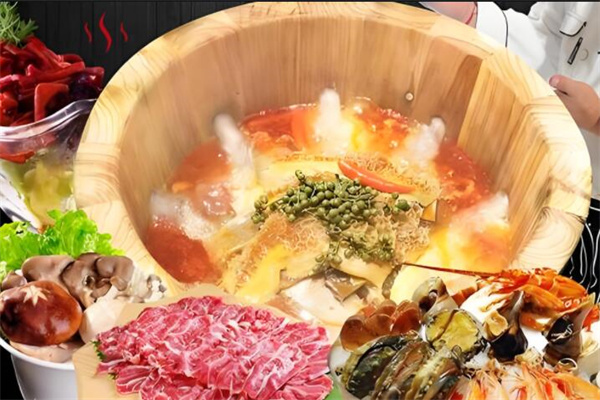 川湘捞九孔喷泉火锅