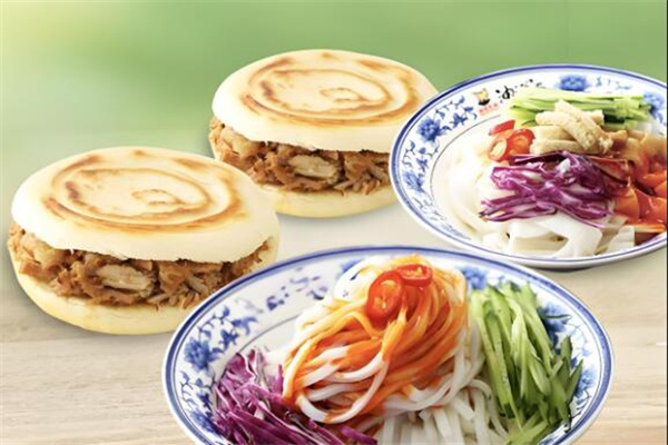 秦小将凉皮肉夹馍