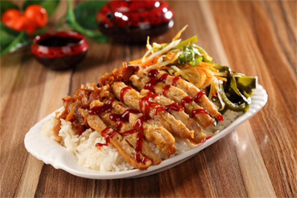 比尔麦脆皮鸡拌饭