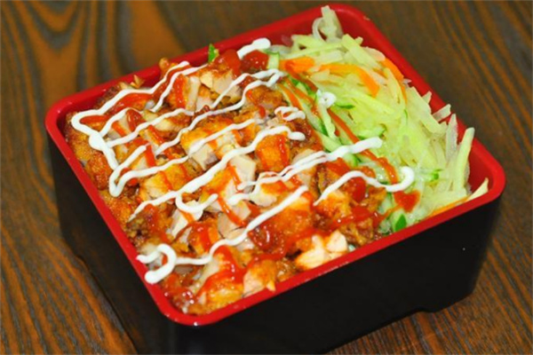 比尔麦脆皮鸡拌饭