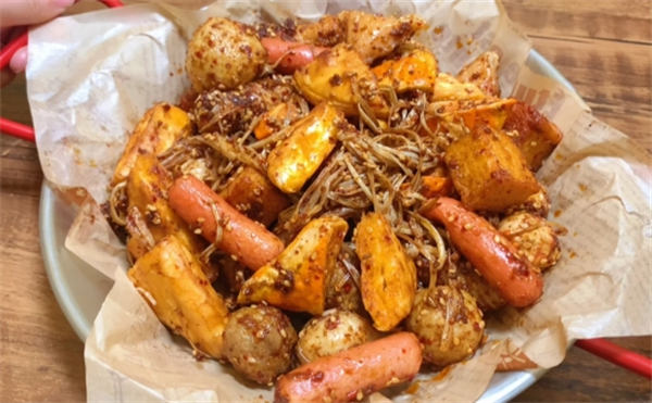 一炸一拌炸串拌饼