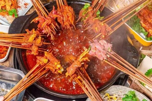 鲜萃道鲜牛肉串串